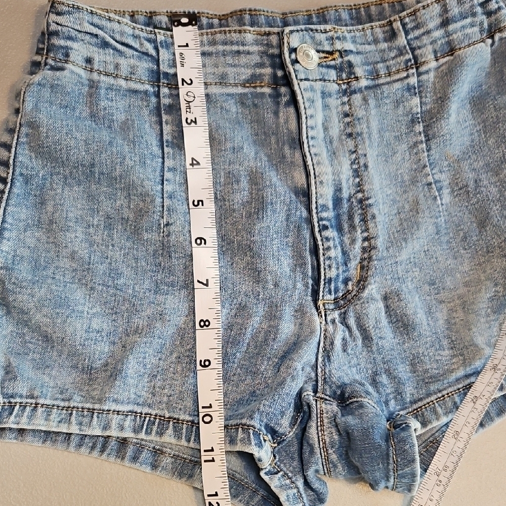 Wild Fable Blue Jean Shorts Distressed - Picture 5 of 7